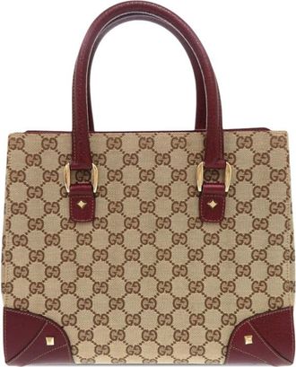 Gucci Pre-owned Gucci GG Canvas Nailhead Handbag Ladies 5VAXIK7V7DKMV86S