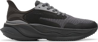 Clarks Mens Clarks Pace, Black Textile, 7