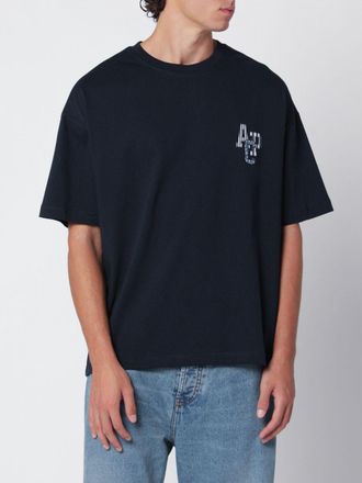 A.P.C. A. P.C. T-shirt relaxed fit in cotone organico con logo a contrasto