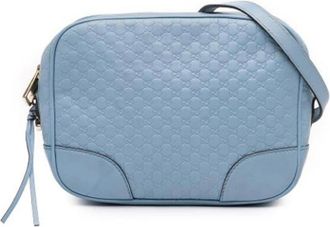 Gucci Pre-owned Cross Body Bags, female, Blue, Size: ONE SIZE Pre-owned Vintage Cross Body Bag