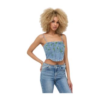 Miss Sixty Dames, Tops, Blauw, Maat: XS Denim