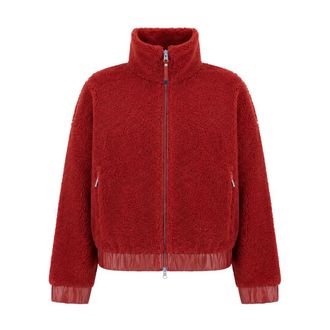 Parajumpers Pluche-effect Jas - Dames - Fleece jassen - Rood - XS - Fitness