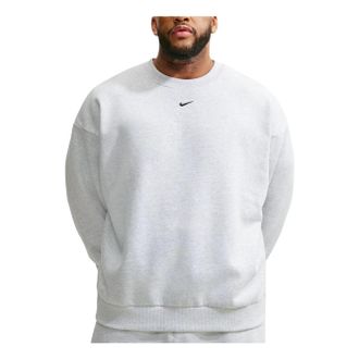 Nike Solo Fleece Crew-Neck Sweatshirt Birch Heather IX1936-051