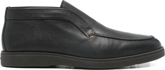 Santoni leather boots - Black