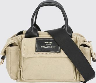Msgm Borsa in canvas di cotone