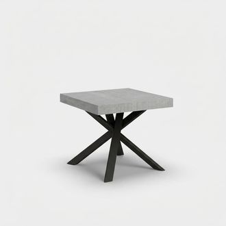Itamoby Mesa Extensible Cuadrada Moderna 90&times;90-194 Clerk - Gris