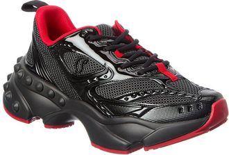 Christian Louboutin So Flo Mesh & Leather Sneaker