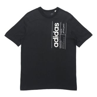 adidas Brilliant Basics Tee Black White FM6017