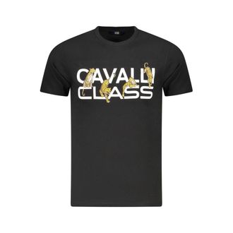 Cavalli Cheetaahprint Grafisch T-shirt