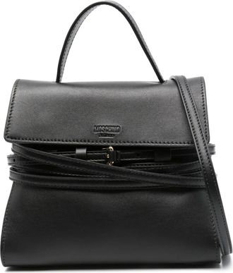 Moschino Borsa Tie Me piccola - Nero