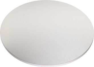OEM Tablero Redondo Laminado Gris De 90 Cm De Di&aacute;metro Para Escritorio, Mesa O Mesa De Centro
