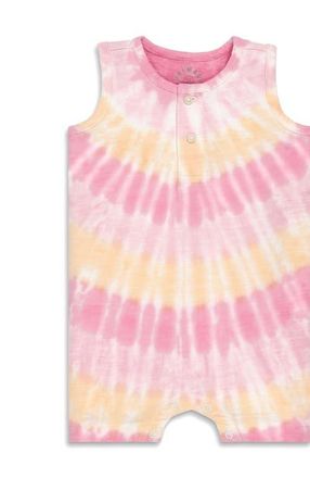 primary Baby Tank Shortie In Tie-Dye in Warm Sunburst Tie Due at Nordstrom, Size 12-18M