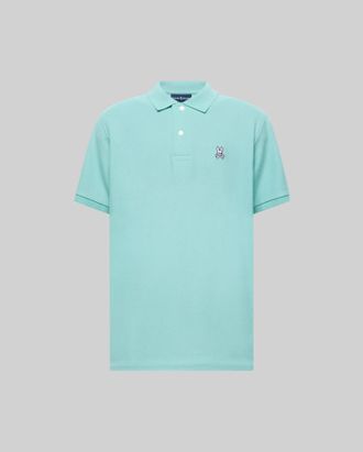 Psycho Bunny Mens Classic Pique Polo 405 AQUA HAZE / XXXL