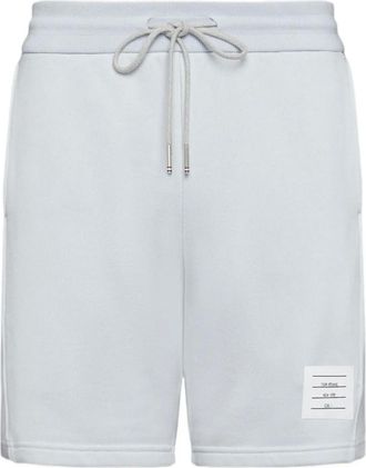 Thom Browne Shorts sportivi con righe - Grigio