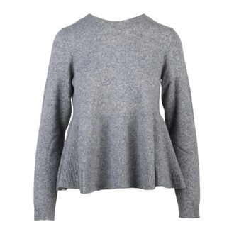 BA&SH Maglia a Ruota - Dames - Ronde hals truien - Grijs - M - Wol - Truien & Vesten