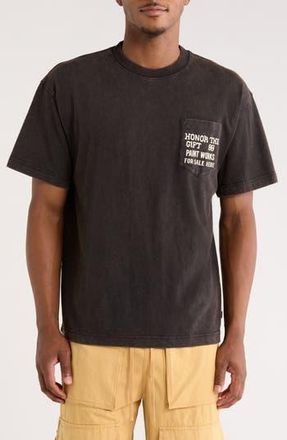 Honor The Gift Paint Works Graphic Pocket T-Shirt in Black at Nordstrom Rack, Size Medium