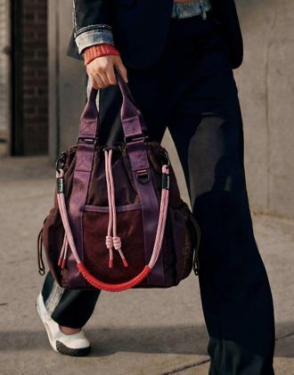 Desigual Voyager - Zaino rosso medio
