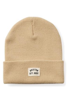 Brixton Woodburn Watch Cap Beanie in Biscotti at Nordstrom