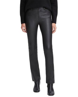Vince Stretch Bootcut Leather Pant