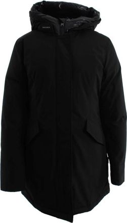 Woolrich Jassen - Dames - Parka Jassen - Blauw - L - Katoen - Jassen