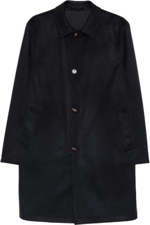 Kired Peak Coat - Heren - Mantel - Blauw - 3XL - Kasjmier - Jassen