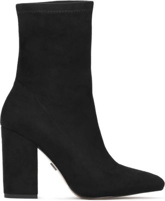 Kazar Zwarte laarzen voor dames. Dit product valt klein uit. - Dames - Laarzen met Hak - Zwart - 36 EU - Leer - Schoenen