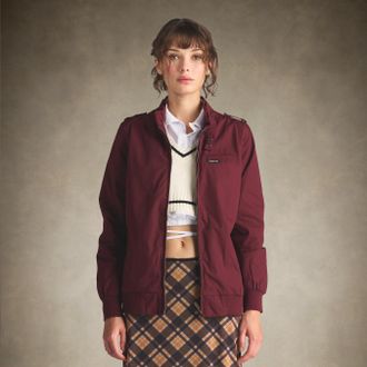 Members Only Womens Classic Iconic Racer Jacket (Slim Fit)