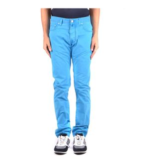 Jacob Cohen Slim Fit Jeans, male, Blue, W33, Classic Denim Jeans for Men