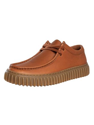Clarks Torhill Lo Leren Schoenen, Bruin