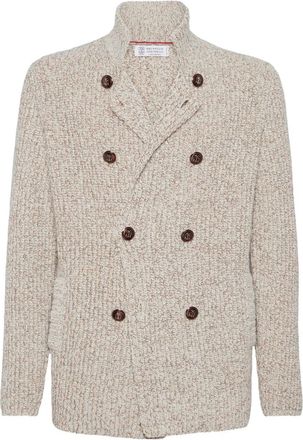 Brunello Cucinelli Cardigan Doppiopetto-Uomo
