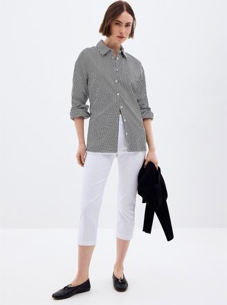 Contemporaine Womens Comfort-waist bengaline capri pant Fit: Slim leg, regular rise