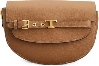 Tod's Tassen, Dames, Bruin, ONE Size, Leer, T Timeless Crossbody Tas