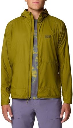 Mountain Hardwear Kor AirShell Hooded Jacket in Vetiver at Nordstrom, Size Xx-Large