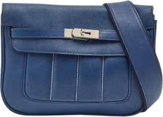 Herm&egrave;s Borsa a spalla Pre-owned Berline 28 - - Pre-owned - Donna - Blu - ONE SIZE