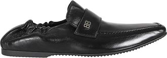 Balenciaga Square-toe Moccasin - Heren - Loafers - Zwart - 42 EU - Leer - Schoenen