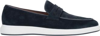 Estro & Luminara Loafers, male, Blue, Size: 11 US Velour Loafers on a Flexible Sole