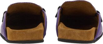 College Handmade with Iconic X Design Sandal - Purple