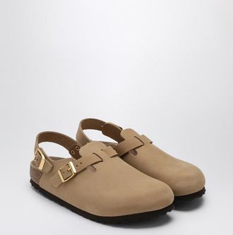 Birkenstock Sand Coloured Suede Tokyo Slipper