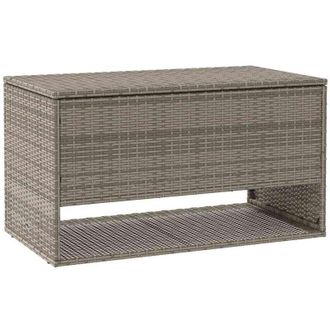 vidaXL Cojines Para Exterior Gris 100x55x55,5 Cm Rat&aacute;n Sint&eacute;tico Vidaxl