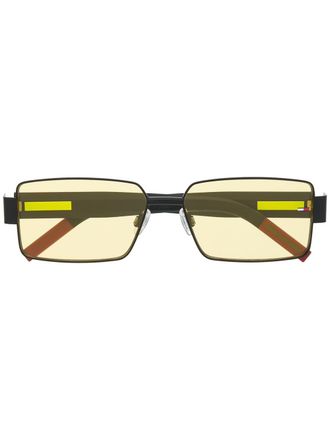 Tommy Jeans square frame tinted sunglasses - Black