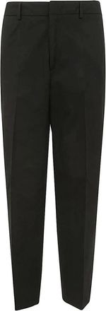 Jil Sander Casual Fit Broek - Heren - Slim Fit Broeken - Zwart - XL - Katoen - Broeken