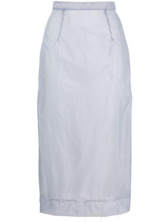 Maison Margiela Light Blue Tulle Midi Skirt