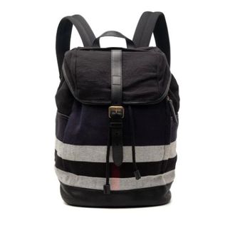 Burberry Pre-owned Backpacks, female, Black, Size: ONE SIZE Pre-owned Canvas Backpack