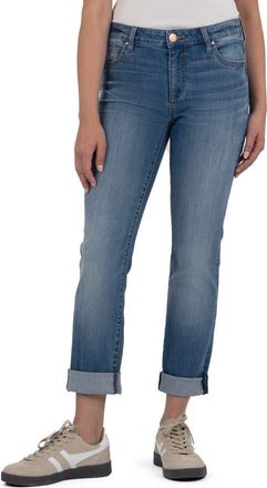 Kut from the Kloth Catherine Mid Rise Boyfriend Jeans in Incandescent at Nordstrom, Size 16