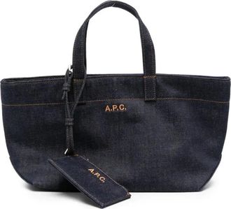 A.P.C. A.p.c., Tassen, unisex, Zwart, ONE Size, Katoen, Le Drummer Toile Small Bag