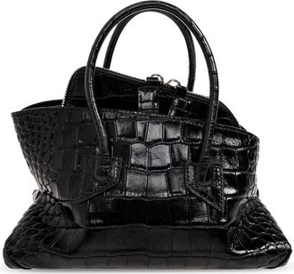 The Attico La Passeggiata Mini - Dames - Handtassen - Zwart - ONE Size - Leer - Tassen
