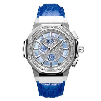 JBW Saxon 10 Year Quartz Crystal Mens Watch JB-6101L-10B