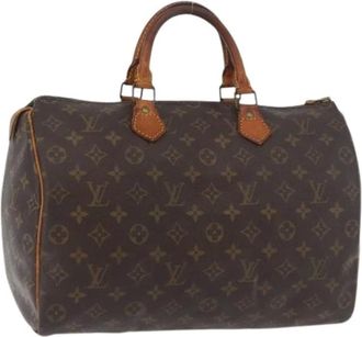 Louis Vuitton Pre-owned Handbags, female, Brown, Size: ONE SIZE Pre-owned Speedy 35 Hand Bag