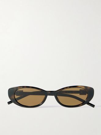 Gucci Occhiali Da Sole In Acetato Tartarugato Con Montatura Cat-eye