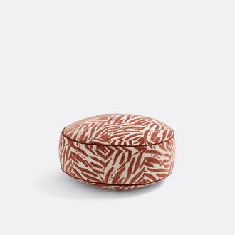 La Redoute Interieurs Jacquard vloerkussen, diameter 50 cm, LEAN